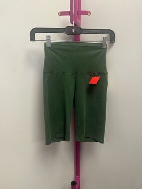 TNA Olive Green Athletic Bike Shorts